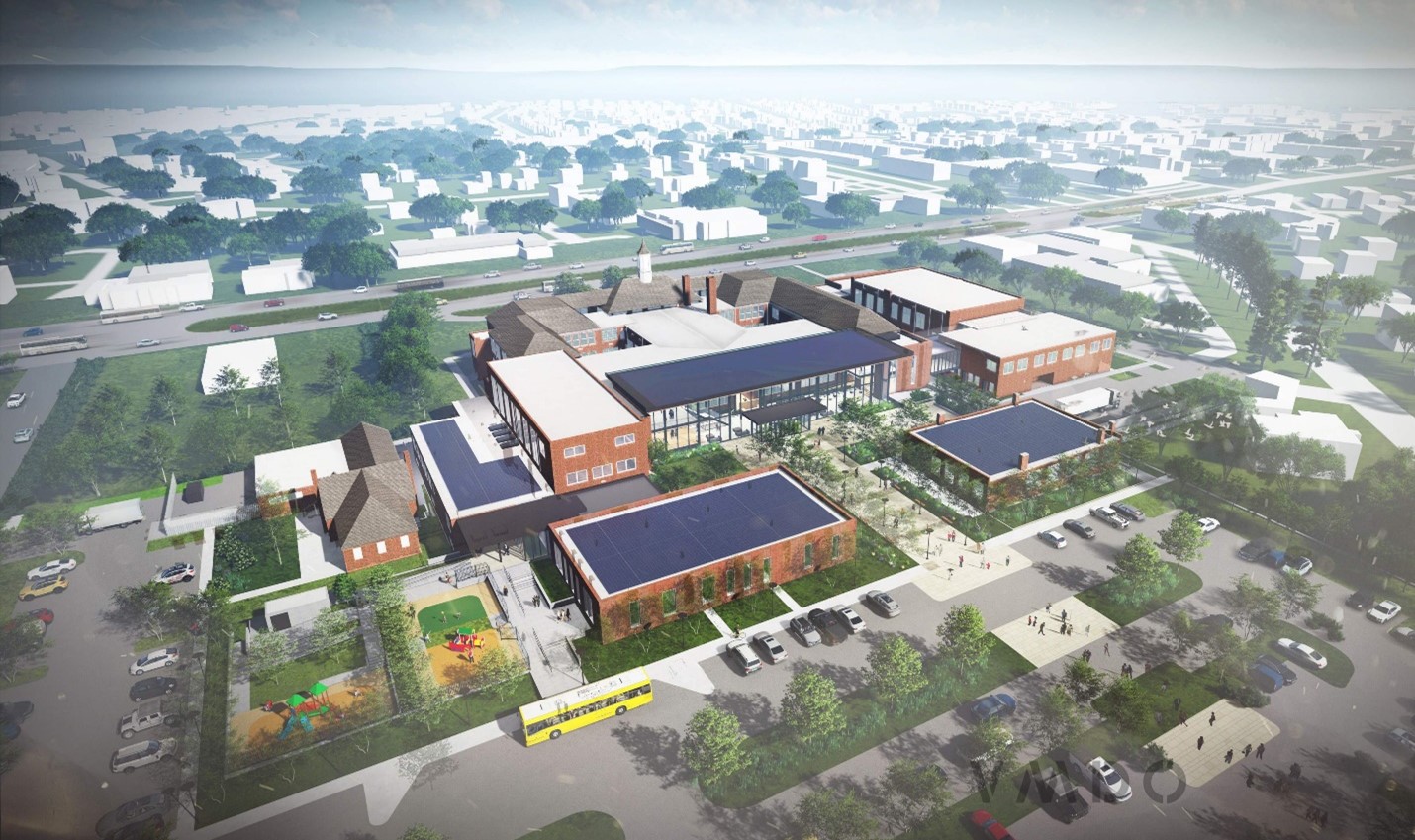Concept rendering of The Commons Mount Vernon campus Concept rendering of The Commons Mount Vernon campus